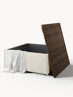 Westwing Collection Diván con espacio de almacenamiento Lennon^ Reposapiés|Sofás