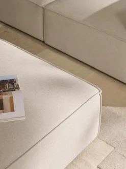 Westwing Collection Diván de mezcla de lino Lennon^ Reposapiés|Sofás