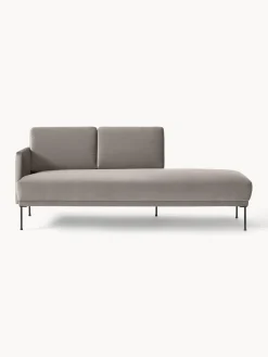 Westwing Collection Diván de terciopelo Fluente