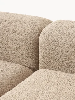 Westwing Collection Diván modular de borreguillo bouclé con reposapiés Natalie^ Sofás