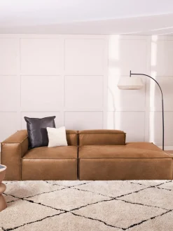 Westwing Collection Diván modular de cuero reciclado Lennon^ Sofás