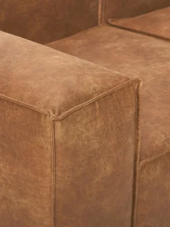 Westwing Collection Diván modular de cuero reciclado Lennon^ Sofás