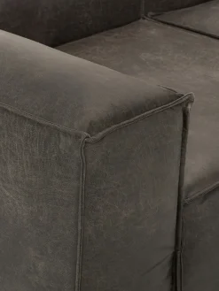 Westwing Collection Diván modular de cuero reciclado Lennon^ Sofás