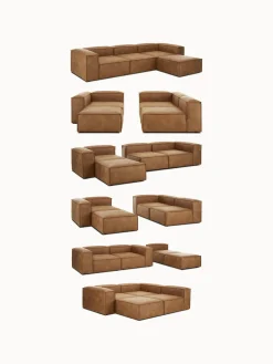 Westwing Collection Diván modular de cuero reciclado Lennon