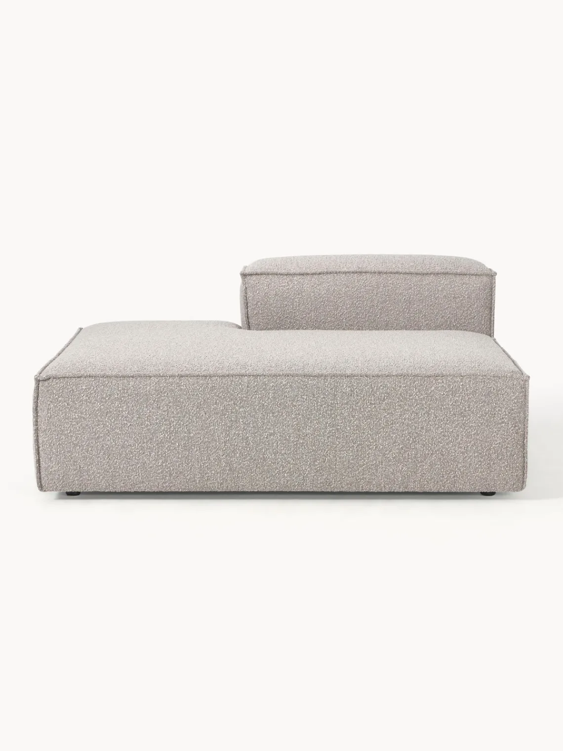 Westwing Collection Diván modular en tejido bouclé Lennon