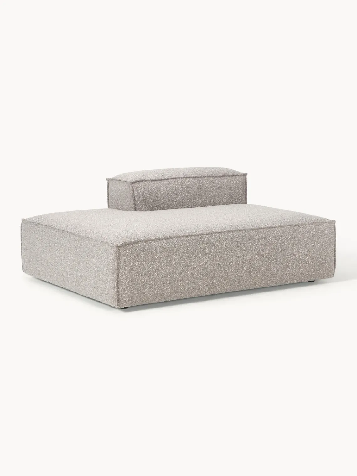 Westwing Collection Diván modular en tejido bouclé Lennon