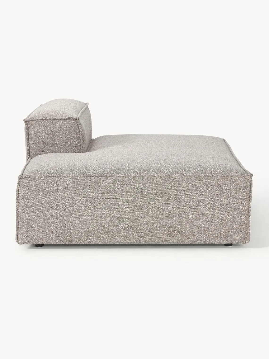 Westwing Collection Diván modular en tejido bouclé Lennon