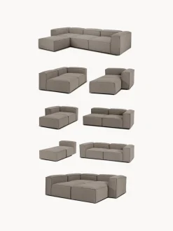 Westwing Collection Diván modular en tejido bouclé Lennon