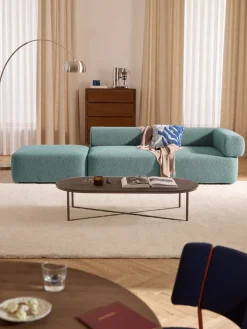 Westwing Collection Diván modular en tejido bouclé Anton^ Sofás