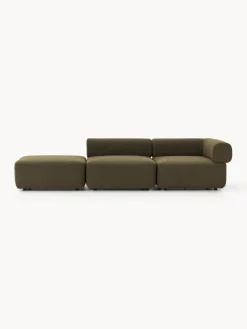 Westwing Collection Diván modular en tejido bouclé Anton