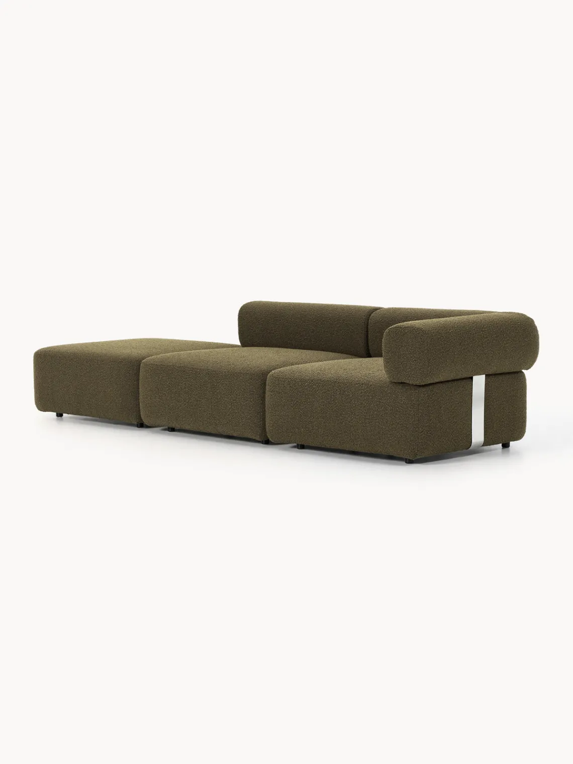 Westwing Collection Diván modular en tejido bouclé Anton