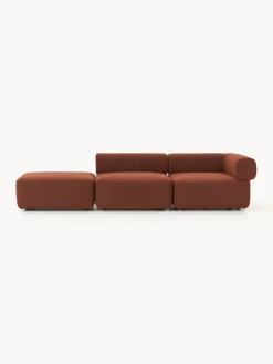 Westwing Collection Diván modular en tejido bouclé Anton
