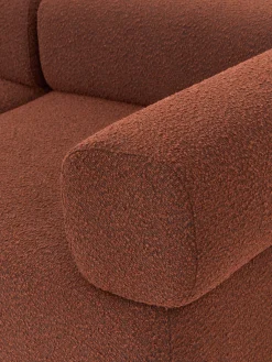 Westwing Collection Diván modular en tejido bouclé Anton
