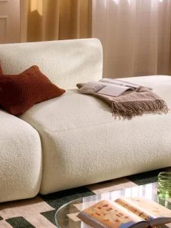 Westwing Collection Diván modular en tejido bouclé Sofia^ Sofás