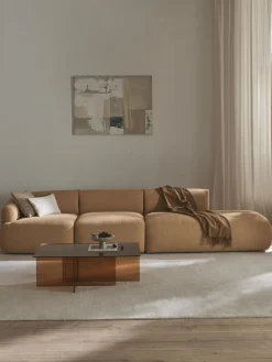 Westwing Collection Diván modular grande en tejido bouclé Sofia