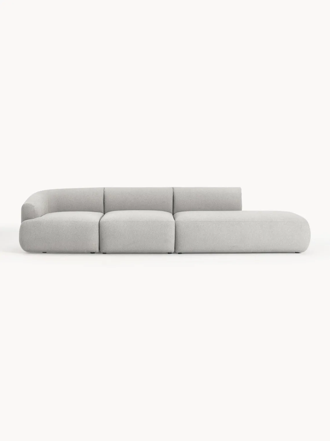 Westwing Collection Diván modular grande en tejido bouclé Sofia^ Sofás