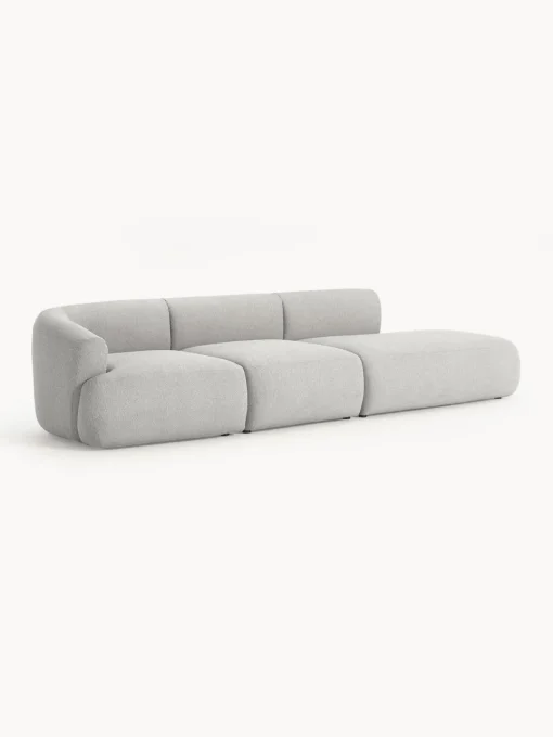 Westwing Collection Diván modular grande en tejido bouclé Sofia^ Sofás