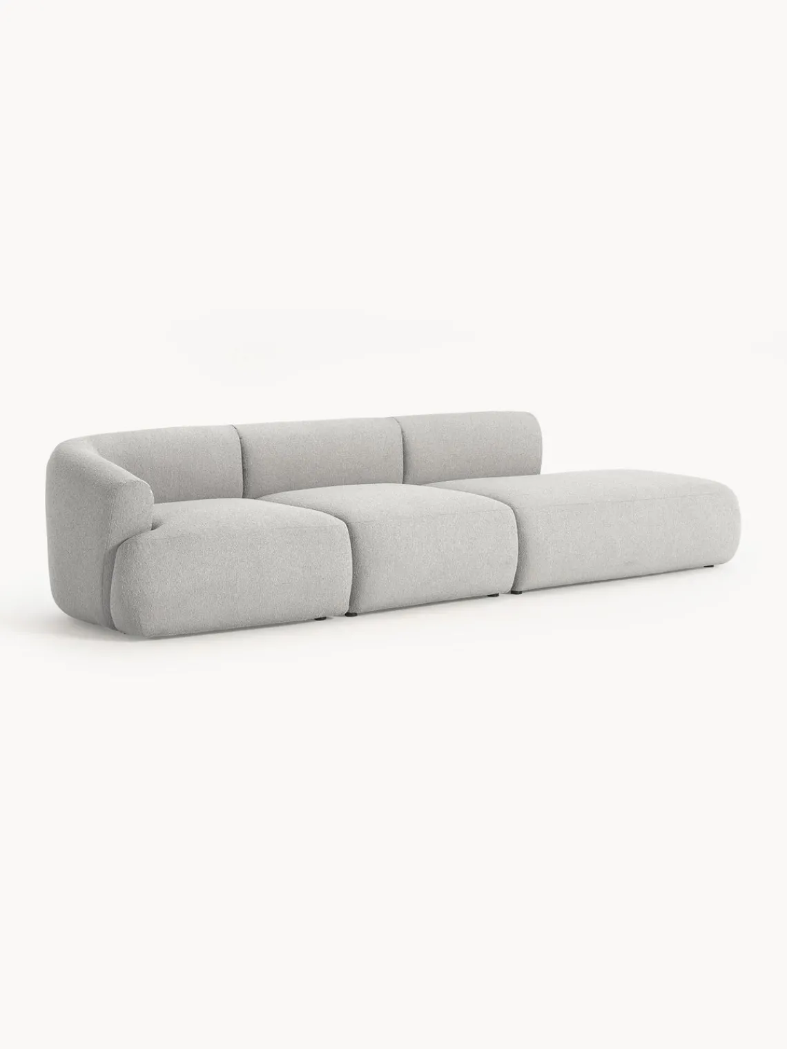 Westwing Collection Diván modular grande en tejido bouclé Sofia^ Sofás