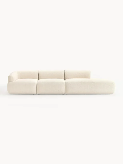Westwing Collection Diván modular grande en tejido bouclé Sofia^ Sofás
