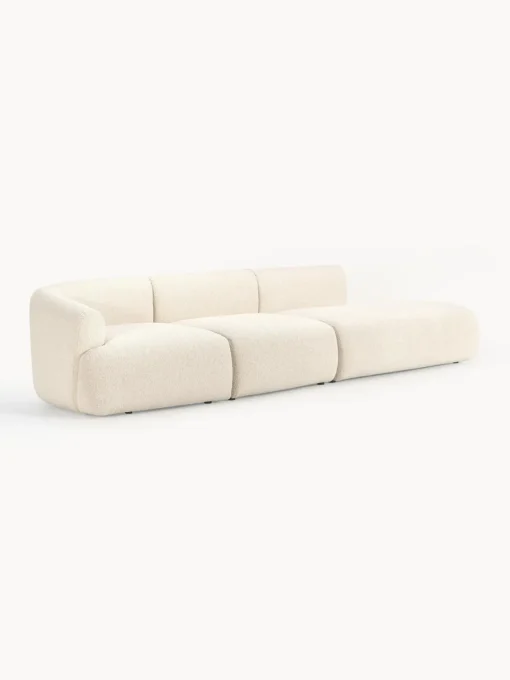 Westwing Collection Diván modular grande en tejido bouclé Sofia^ Sofás