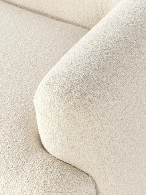 Westwing Collection Diván modular grande en tejido bouclé Sofia^ Sofás