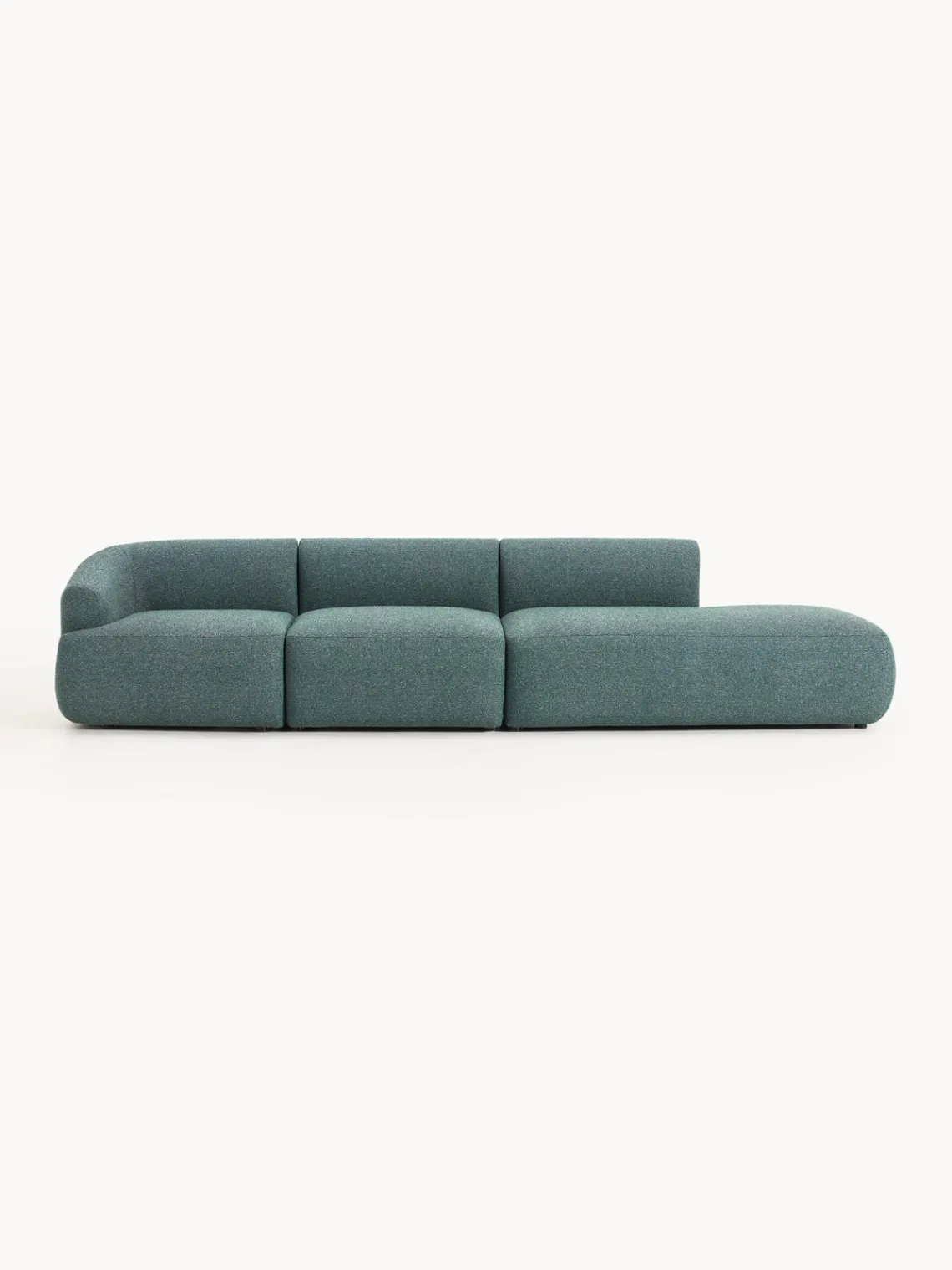 Westwing Collection Diván modular grande en tejido bouclé Sofia