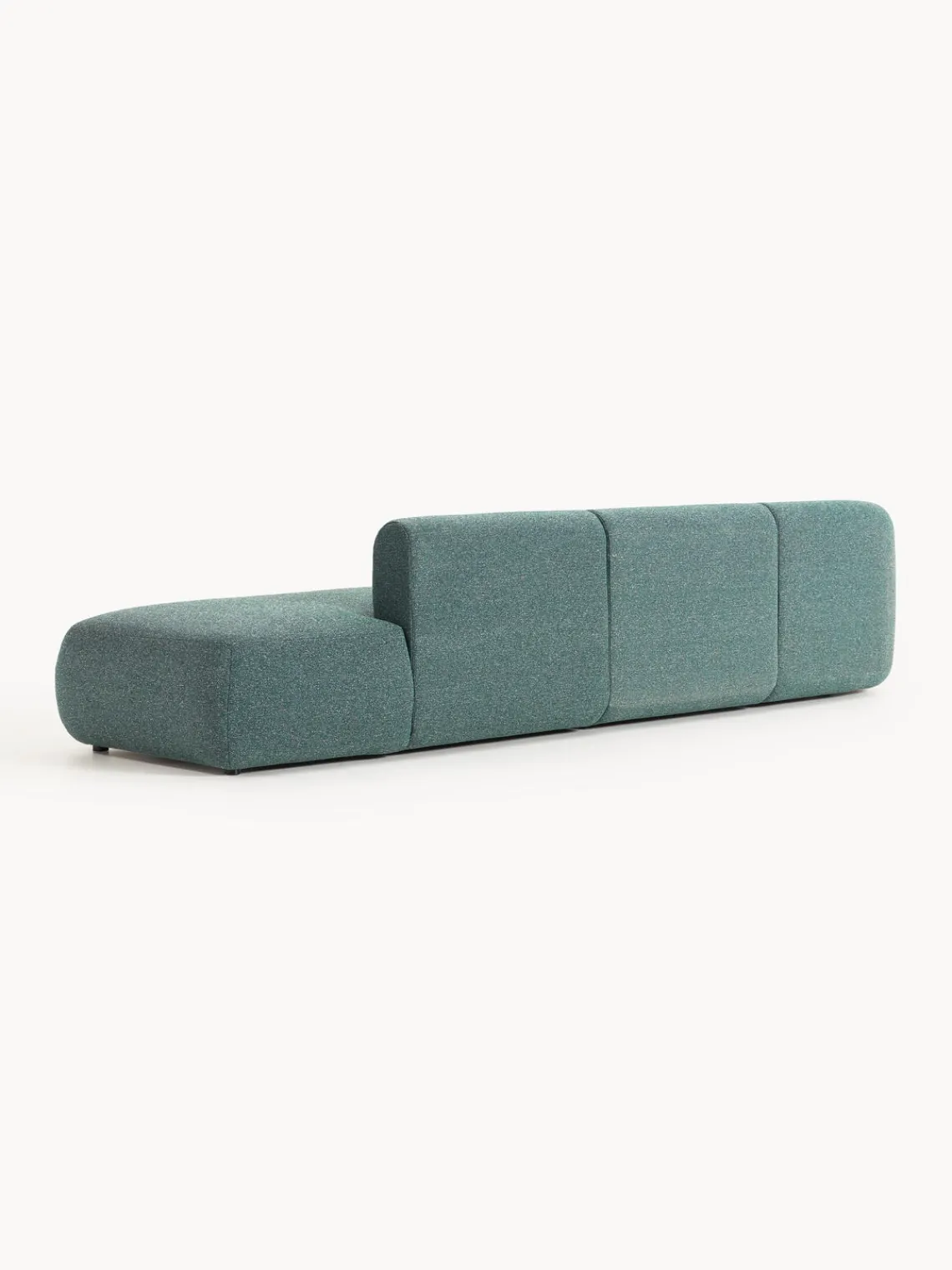 Westwing Collection Diván modular grande en tejido bouclé Sofia