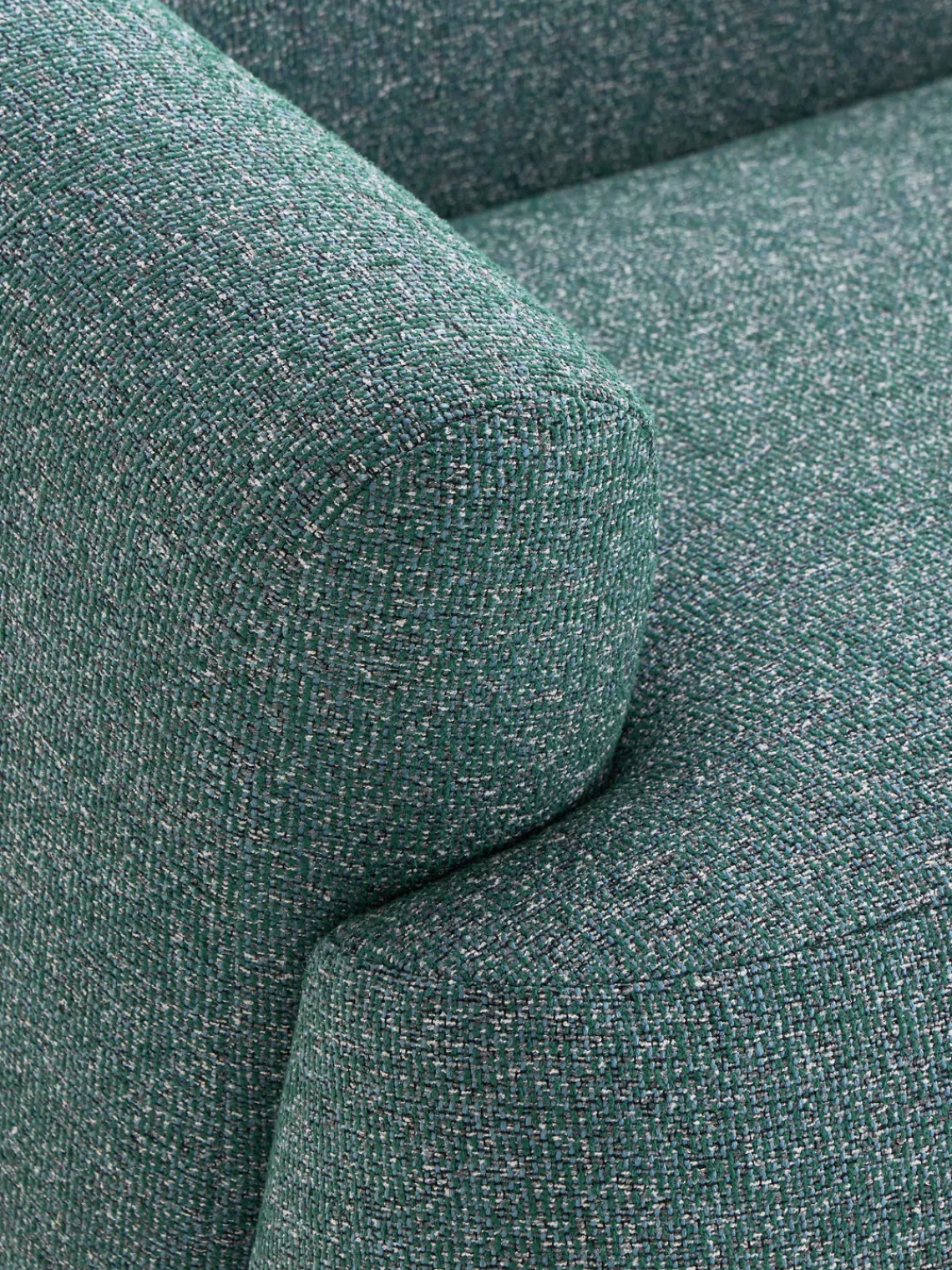 Westwing Collection Diván modular grande en tejido bouclé Sofia
