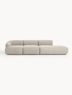 Westwing Collection Diván modular grande en tejido bouclé Sofia