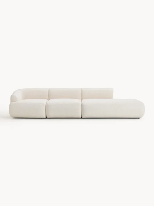 Westwing Collection Diván modular grande en tejido bouclé Sofia^ Sofás