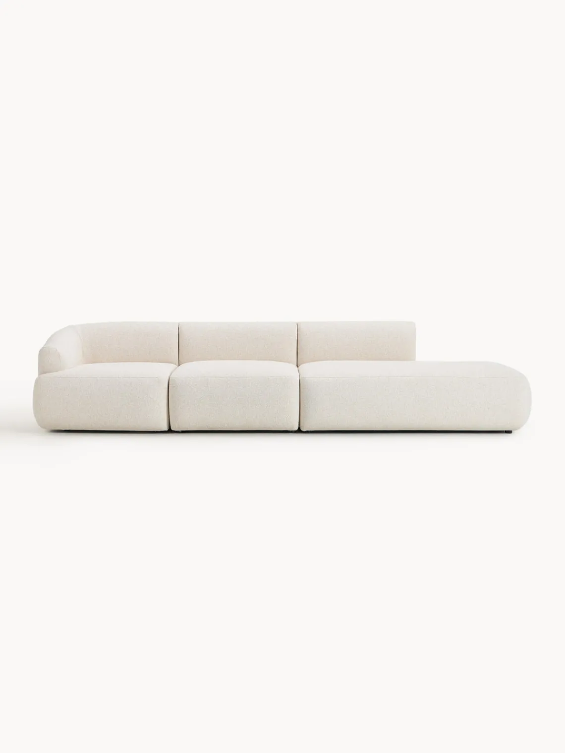 Westwing Collection Diván modular grande en tejido bouclé Sofia^ Sofás