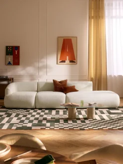 Westwing Collection Diván modular grande en tejido bouclé Sofia^ Sofás