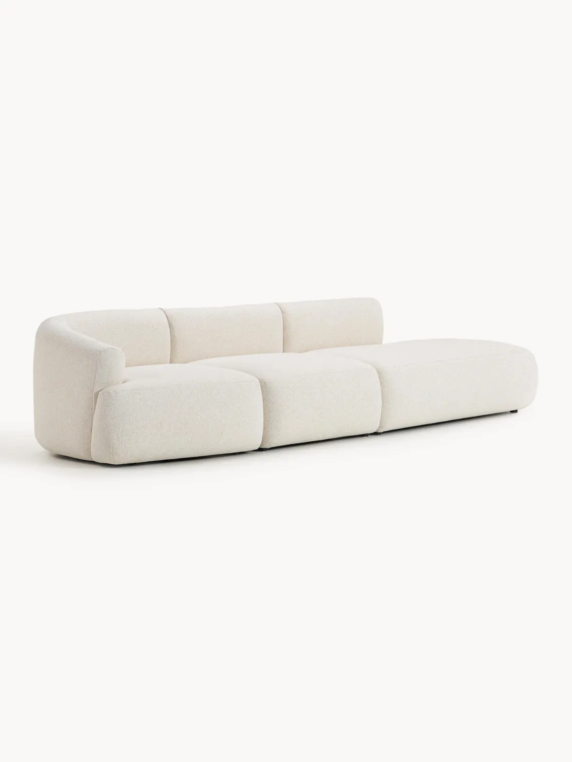 Westwing Collection Diván modular grande en tejido bouclé Sofia^ Sofás