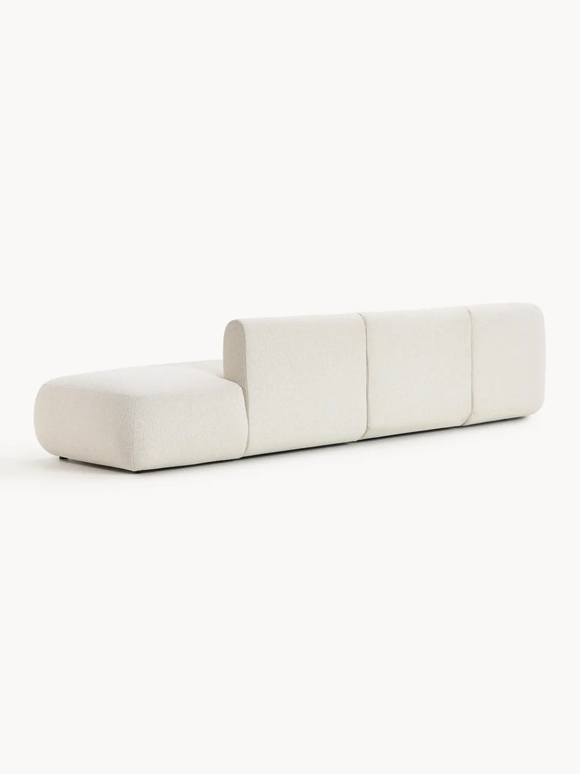 Westwing Collection Diván modular grande en tejido bouclé Sofia^ Sofás