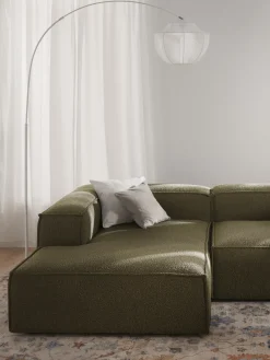 Westwing Collection Diván rinconero modular en tejido bouclé Lennon^ Sofás