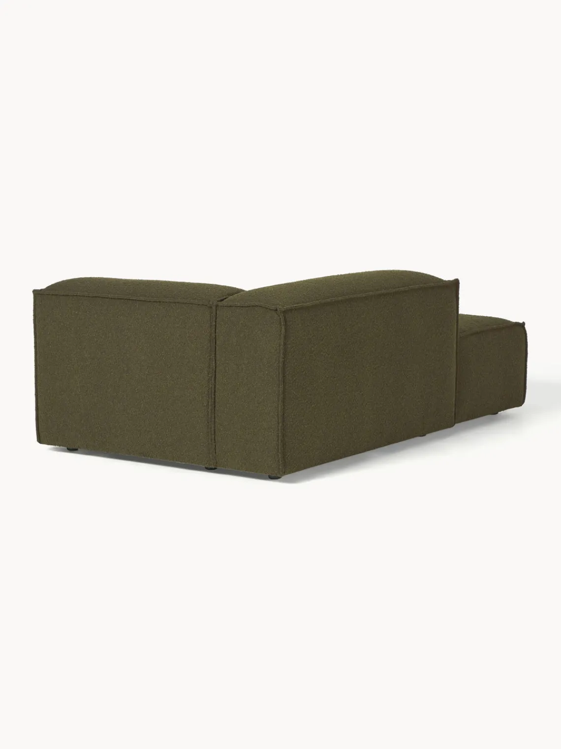 Westwing Collection Diván rinconero modular en tejido bouclé Lennon^ Sofás