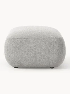 Westwing Collection Diván sofá en tejido bouclé Sofia^ Reposapiés|Sofás