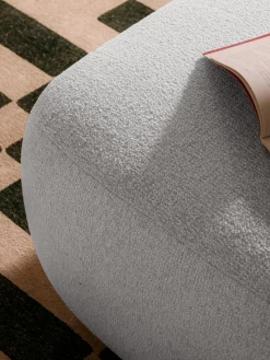 Westwing Collection Diván sofá en tejido bouclé Sofia^ Reposapiés|Sofás