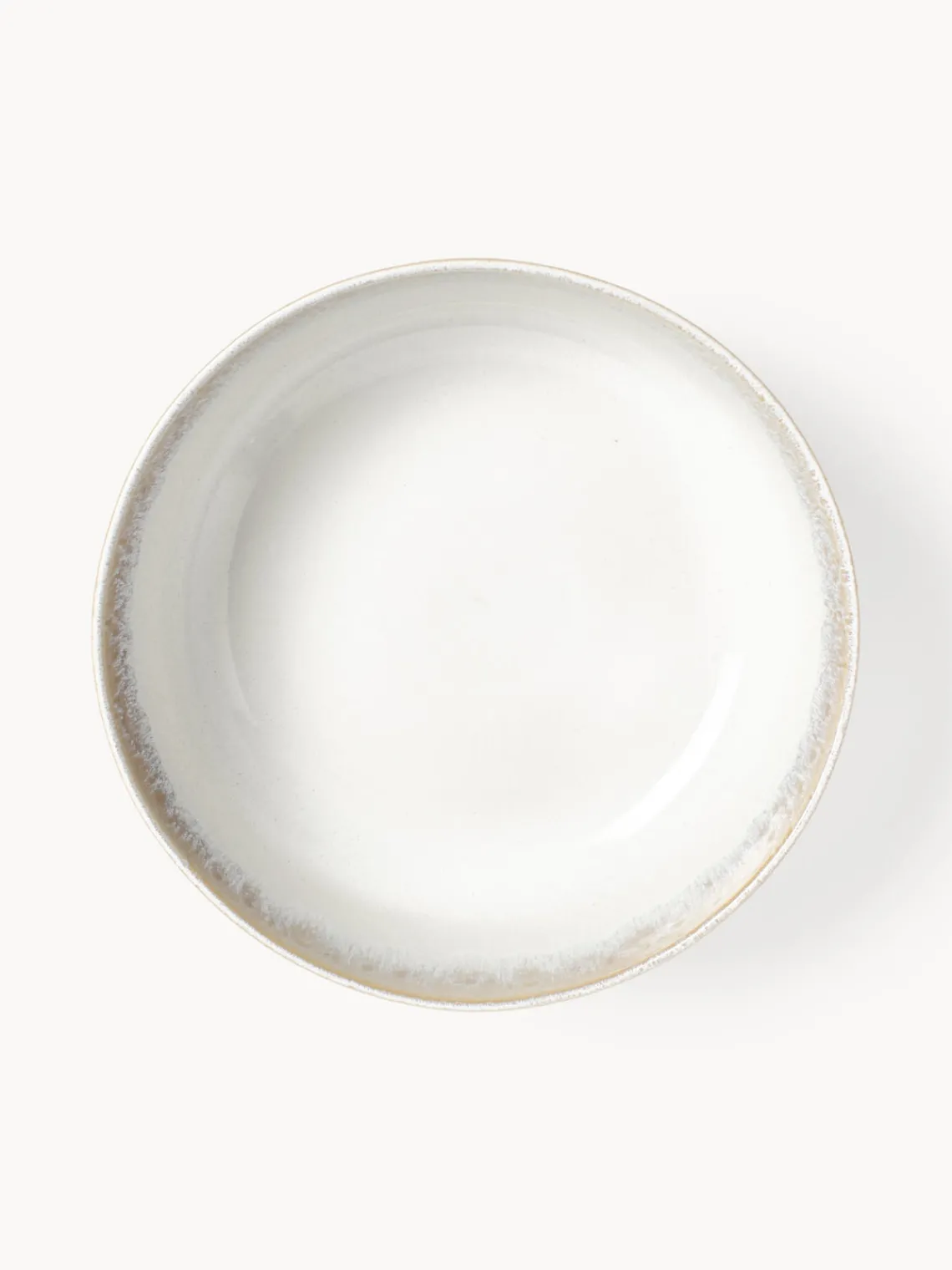 Westwing Collection Ensaladera artesanal con esmalte reactivo Danza