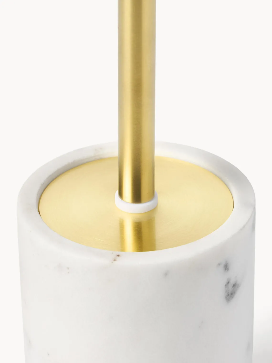 Westwing Collection Escobilla de baño de mármol Simba