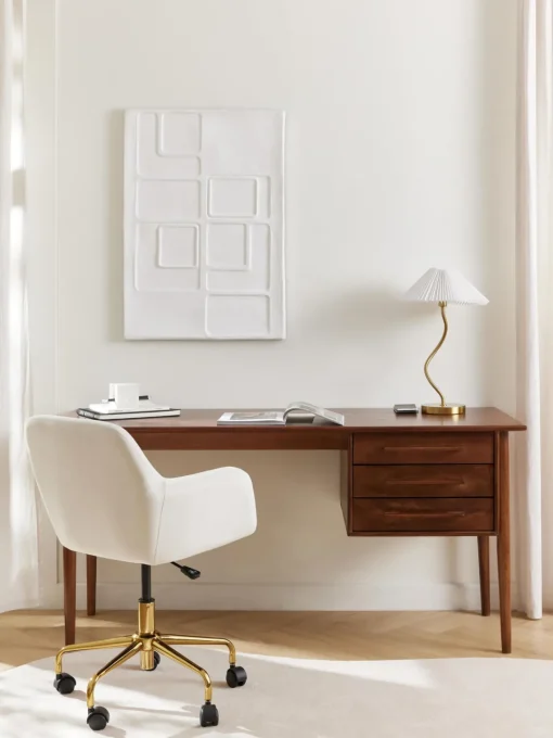 Westwing Collection Escritorio de madera de mango Paul