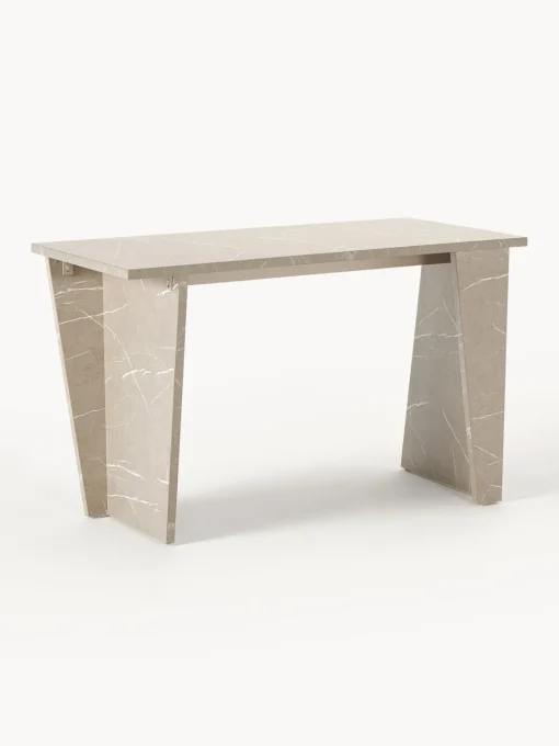 Westwing Collection Escritorio en look travertino Liam