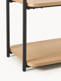 Westwing Collection Escritorio esquinero de madera de fresno Renee