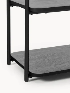 Westwing Collection Escritorio esquinero de madera de fresno Renee