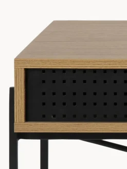 Escritorio estrecho de madera Angus