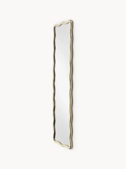 Westwing Collection Espejo de cuerpo entero de metal ondulado Reggie