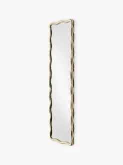 Westwing Collection Espejo de cuerpo entero de metal ondulado Reggie