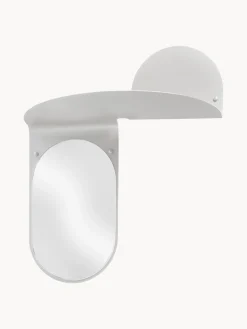 &k Amsterdam Espejo de pared artesanal con estante Flip^ Espejos De Pared|Espejos De Pared