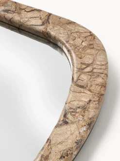 Westwing Collection Espejo de pared con marco de mármol Meringue^ Jarrones|Decoración