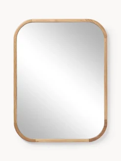 Westwing Collection Espejo de pared de madera de roble Levan^ Jarrones|Espejos De Pared